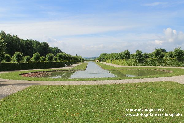 Bayreuth Eremitage - Kanalgarten Suedblick